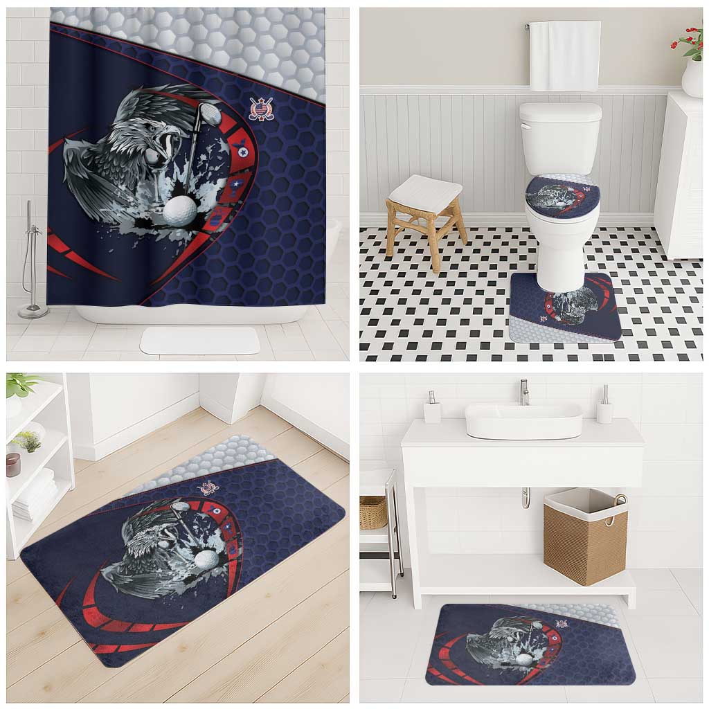 USA Golf Bathroom Set Powerful Eagle