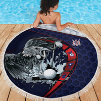 USA Golf Beach Blanket Powerful Eagle
