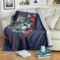 USA Golf Blanket Powerful Eagle