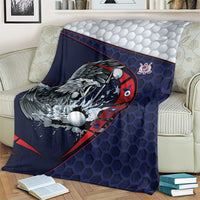 USA Golf Blanket Powerful Eagle
