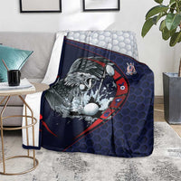 USA Golf Blanket Powerful Eagle