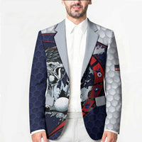 Personalized USA Golf Blazer Powerful Eagle