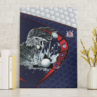 USA Golf Canvas Wall Art Powerful Eagle