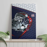 USA Golf Canvas Wall Art Powerful Eagle