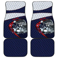 Personalized USA Golf Car Mats Powerful Eagle