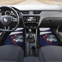 Personalized USA Golf Car Mats Powerful Eagle