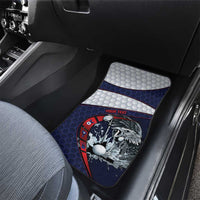 Personalized USA Golf Car Mats Powerful Eagle