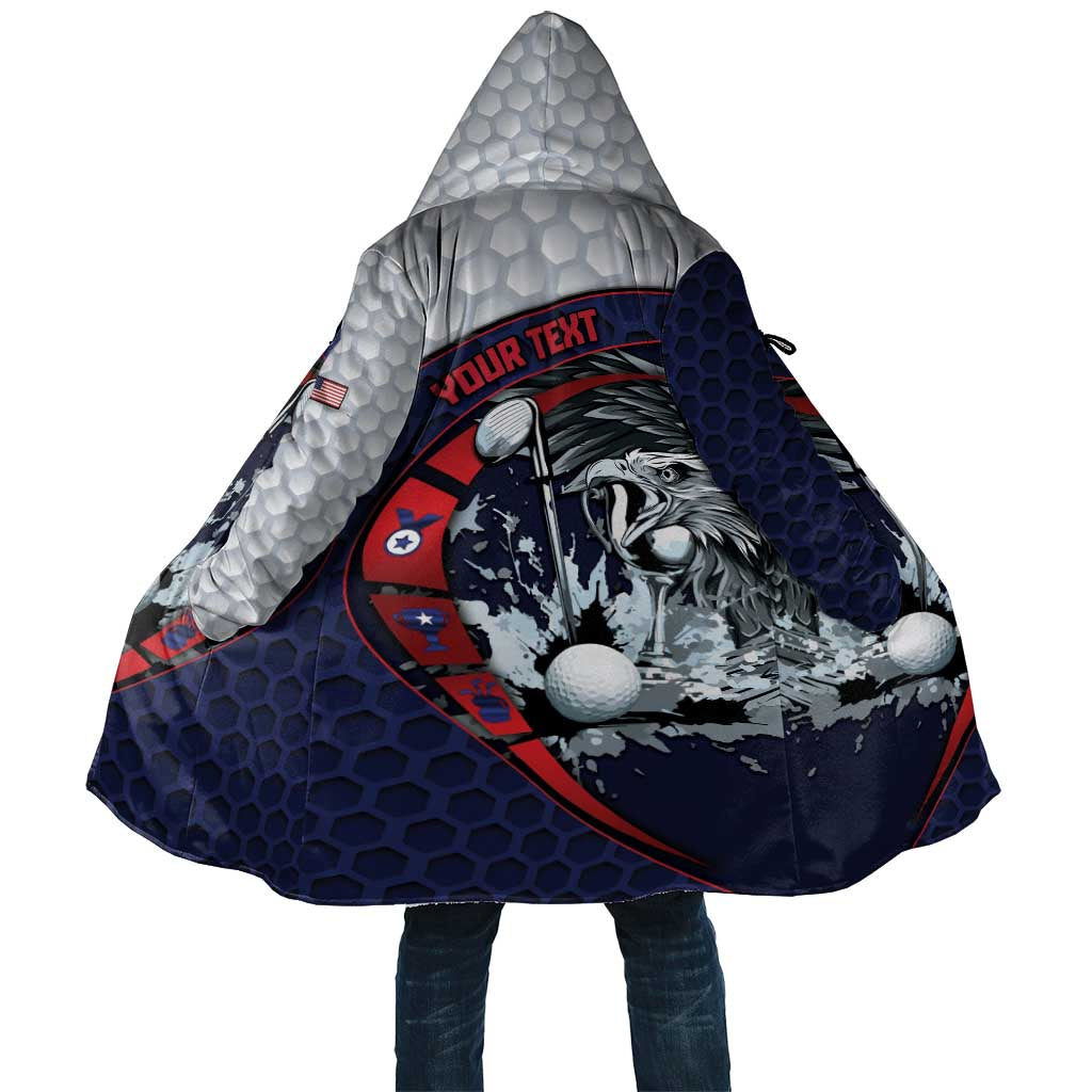 Personalized USA Golf Cloak Powerful Eagle