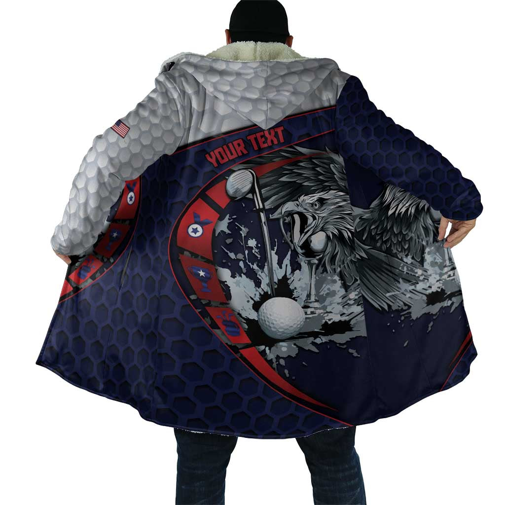 Personalized USA Golf Cloak Powerful Eagle