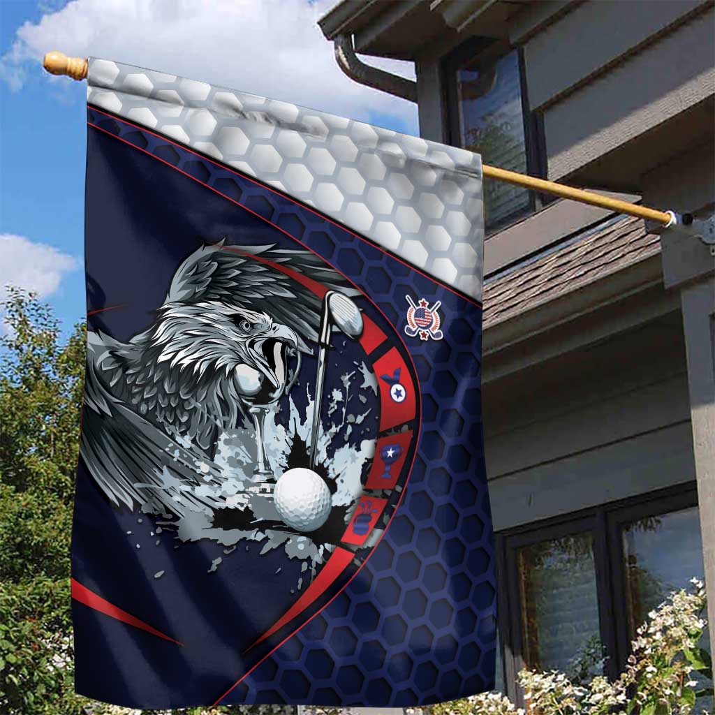 USA Golf Garden Flag Powerful Eagle