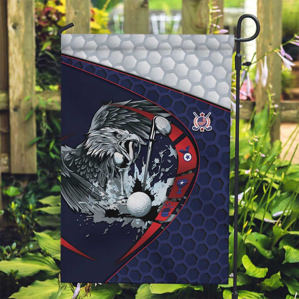 USA Golf Garden Flag Powerful Eagle