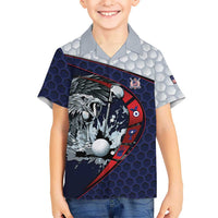 Personalized USA Golf Hawaiian Shirt Powerful Eagle
