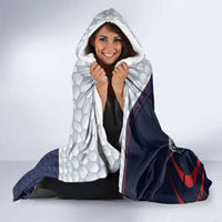 USA Golf Hooded Blanket Powerful Eagle