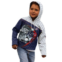Personalized USA Golf Kid Hoodie Powerful Eagle
