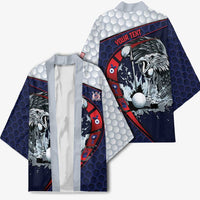 Personalized USA Golf Kimono Powerful Eagle