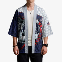 Personalized USA Golf Kimono Powerful Eagle