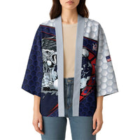 Personalized USA Golf Kimono Powerful Eagle