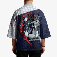 Personalized USA Golf Kimono Powerful Eagle