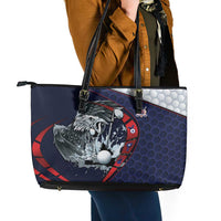 USA Golf Leather Tote Bag Powerful Eagle