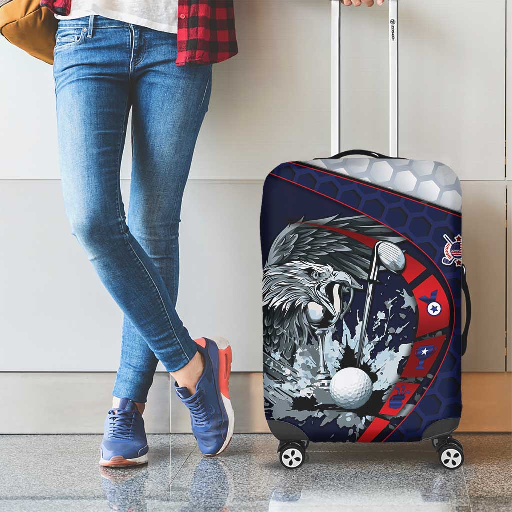 USA Golf Luggage Cover Powerful Eagle