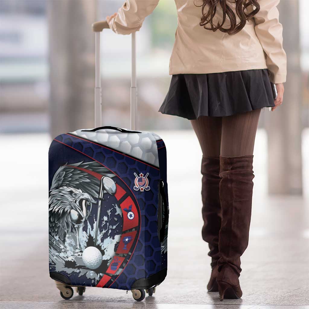USA Golf Luggage Cover Powerful Eagle