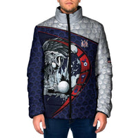 Personalized USA Golf Padded Jacket Powerful Eagle