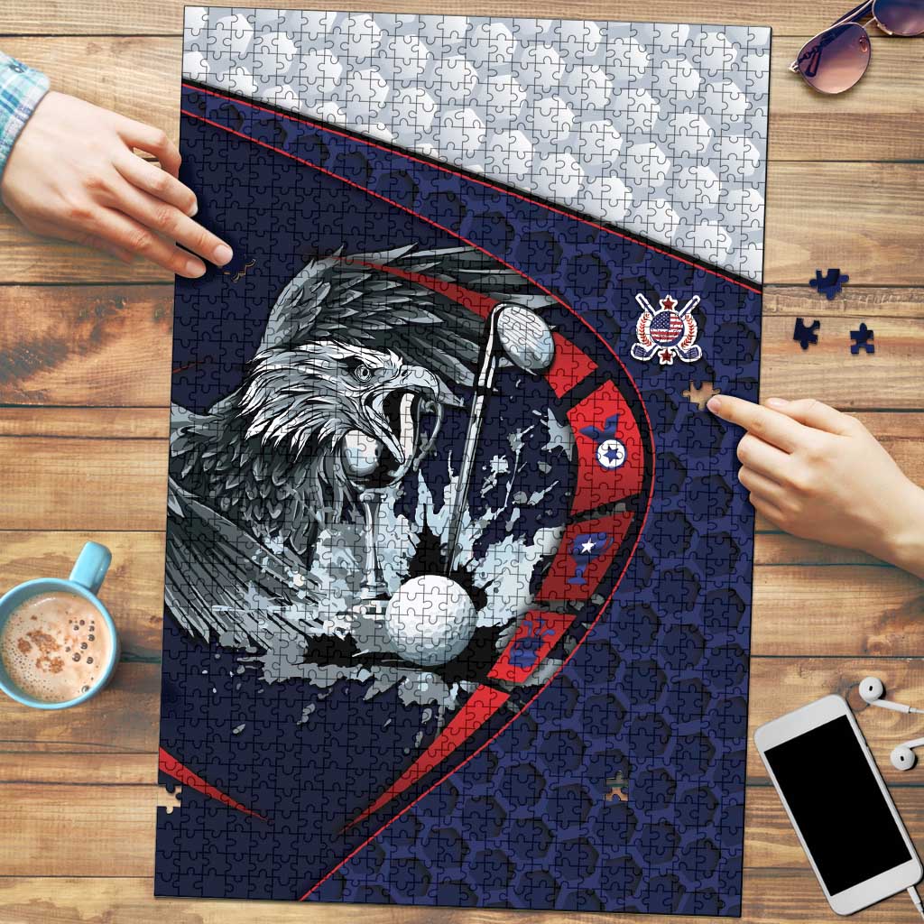 USA Golf Puzzle Powerful Eagle