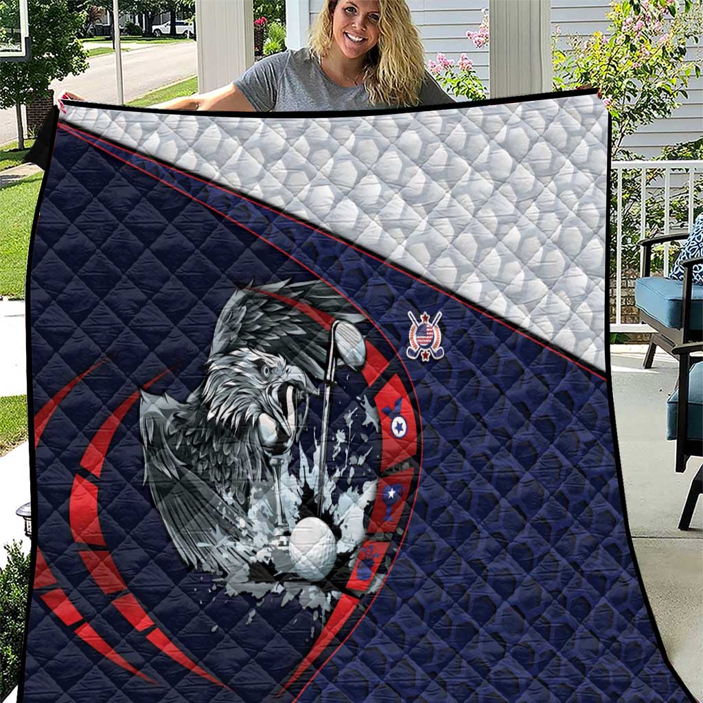 USA Golf Quilt Powerful Eagle