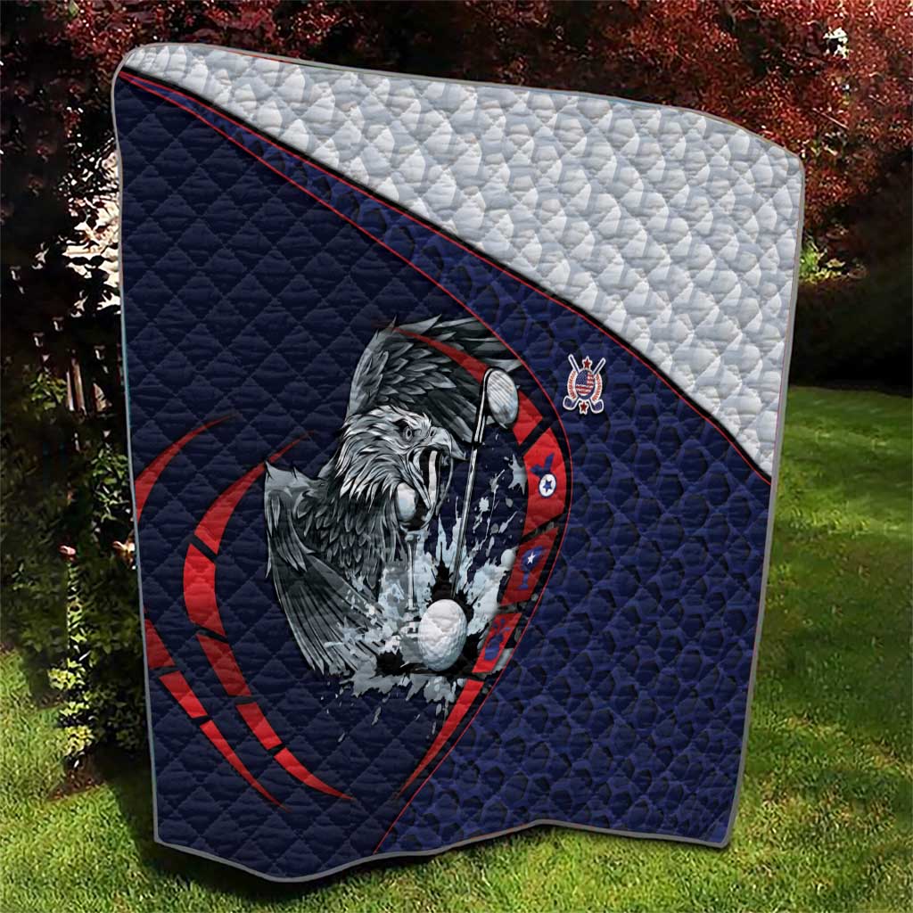 USA Golf Quilt Powerful Eagle
