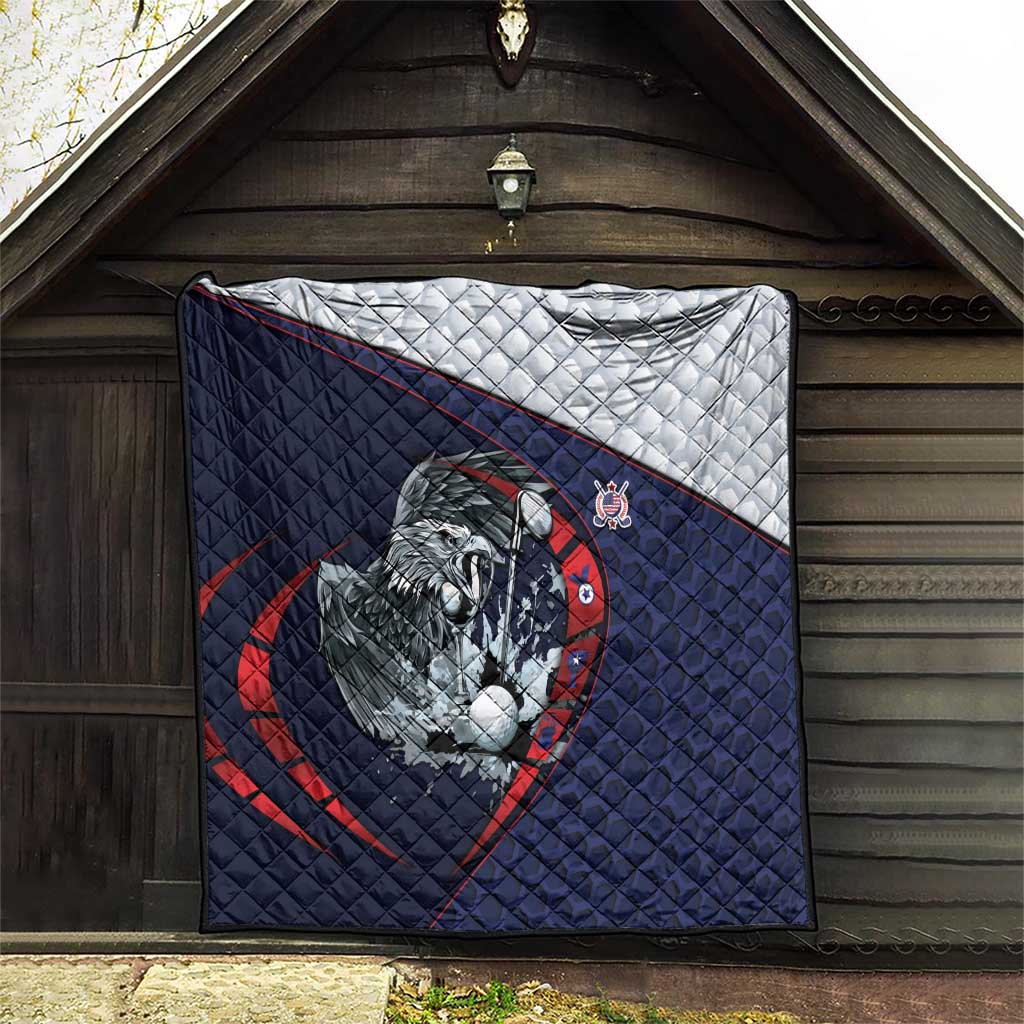 USA Golf Quilt Powerful Eagle