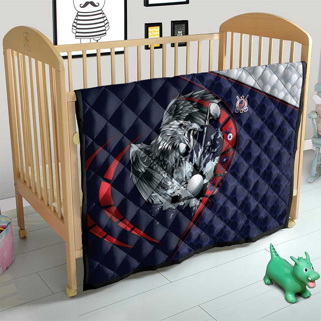 USA Golf Quilt Powerful Eagle