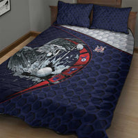 USA Golf Quilt Bed Set Powerful Eagle