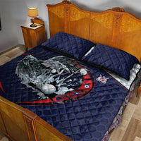 USA Golf Quilt Bed Set Powerful Eagle