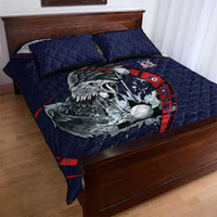 USA Golf Quilt Bed Set Powerful Eagle