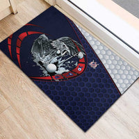 USA Golf Rubber Doormat Powerful Eagle