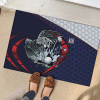 USA Golf Rubber Doormat Powerful Eagle