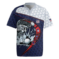 Personalized USA Golf Rugby Jersey Powerful Eagle