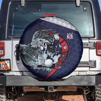 USA Golf Spare Tire Cover Powerful Eagle