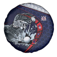 USA Golf Spare Tire Cover Powerful Eagle