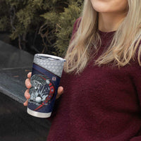 Personalized USA Golf Tumbler Cup Powerful Eagle