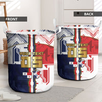 Custom Panama Football Laundry Basket Cybernetic Mech Warrior Flag