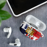 Custom Panama Football AirPods Case Cybernetic Mech Warrior Flag