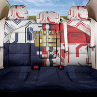 Custom Panama Football Back Car Seat Cover Cybernetic Mech Warrior Flag