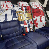 Custom Panama Football Back Car Seat Cover Cybernetic Mech Warrior Flag