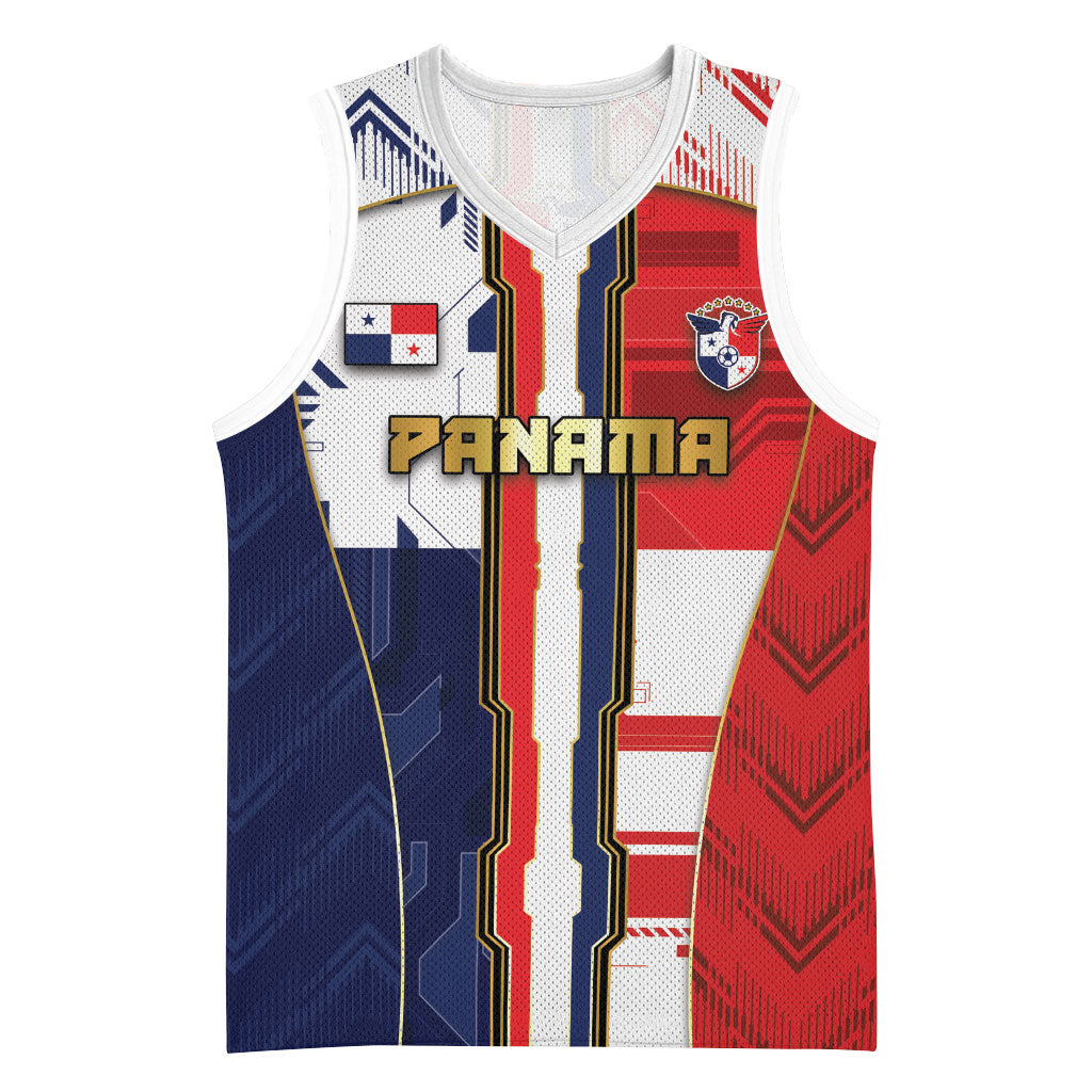 Custom Panama Football Basketball Jersey Cybernetic Mech Warrior Flag