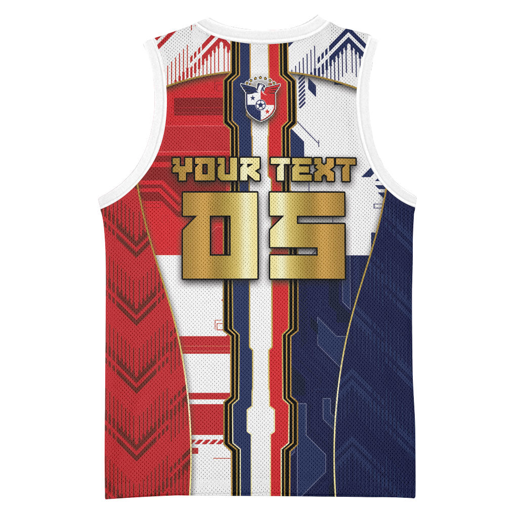 Custom Panama Football Basketball Jersey Cybernetic Mech Warrior Flag