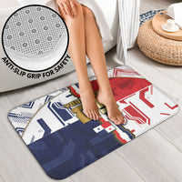 Custom Panama Football Bathroom Set Cybernetic Mech Warrior Flag