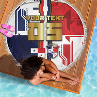 Custom Panama Football Beach Blanket Cybernetic Mech Warrior Flag
