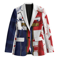 Custom Panama Football Blazer Cybernetic Mech Warrior Flag
