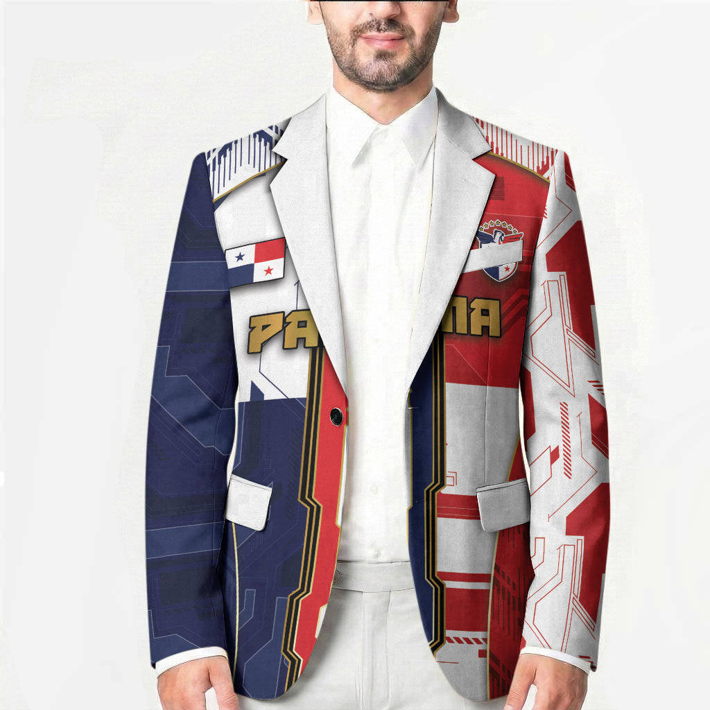 Custom Panama Football Blazer Cybernetic Mech Warrior Flag